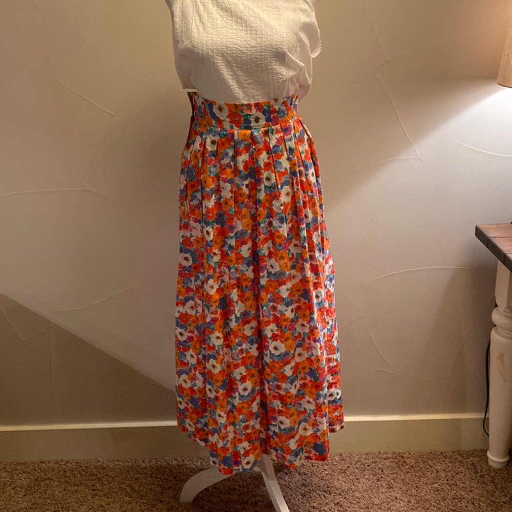 Vintage Floral Skirt